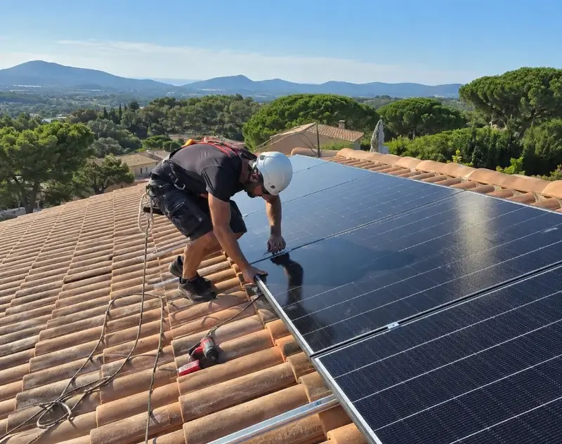 Installateur panneaux solaires Locqueltas — pose photovoltaïque sur toiture